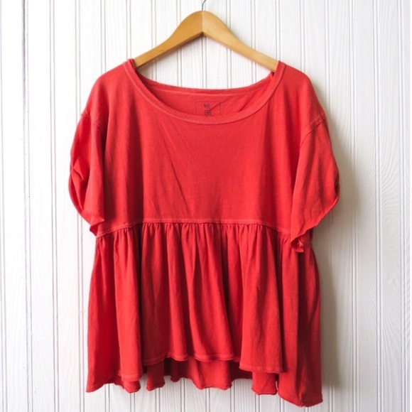 Free People Tops - 🎉HP!!!🎉 Free People | We The Free SS Peplum Top